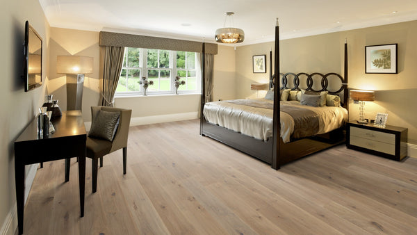 Hardwood Pescara Rustic European White Oak Floor Art Wide Plank Collection