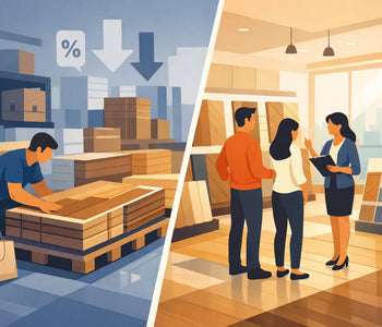 Liquidation Flooring vs Showroom Pricing