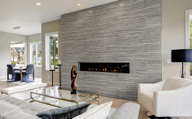 Hottest Fireplace Trend: Tile