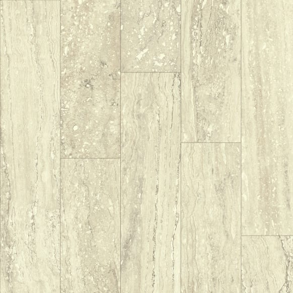 Special First Quality Vinyl CushionStep  Better Mineral Travertine Oyster