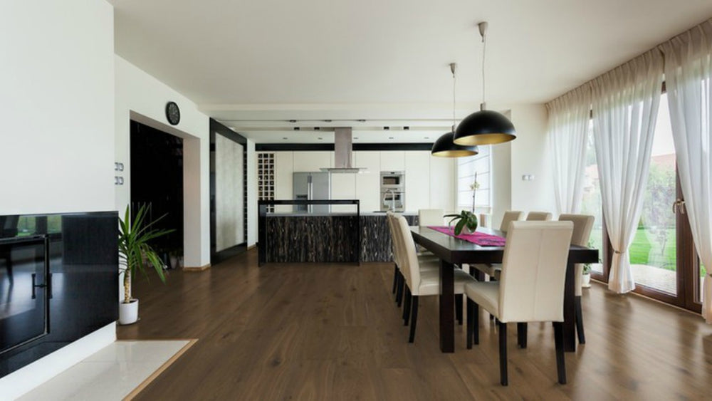 Hardwood Florence Rustic European White Oak Floor Art Wide Plank Collection