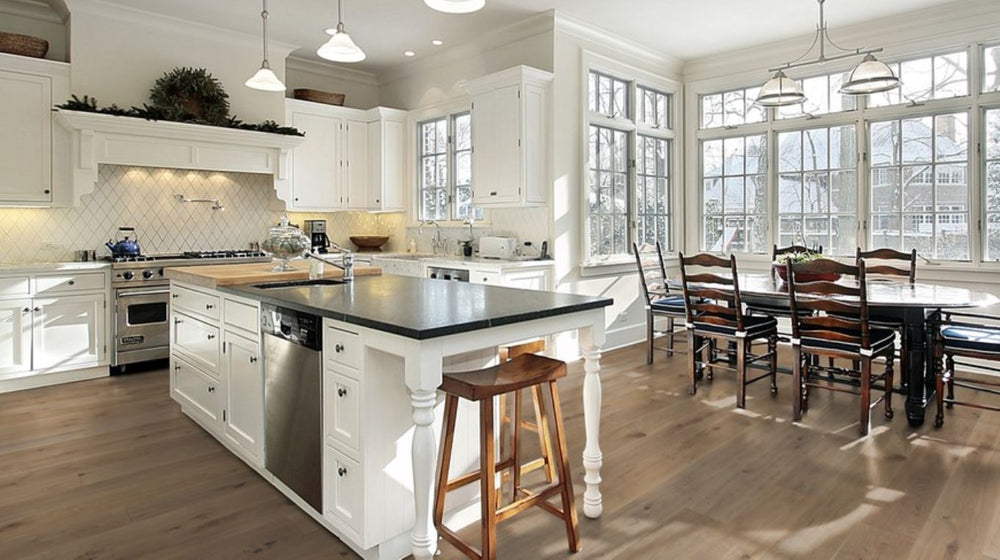 Hardwood Pescara Rustic European White Oak Floor Art Wide Plank Collection