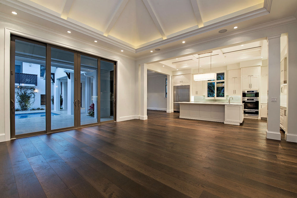 Hardwood Livorno Rustic European White Oak Floor Art Wide Plank Collection